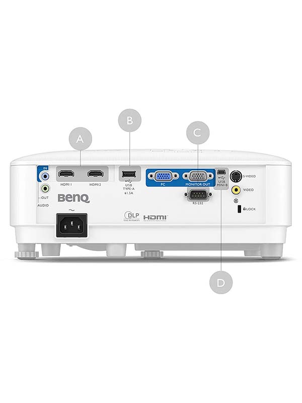 BENQ MX560 XGA 4000 ANSI Lumen High Brightness Smart Business Projector